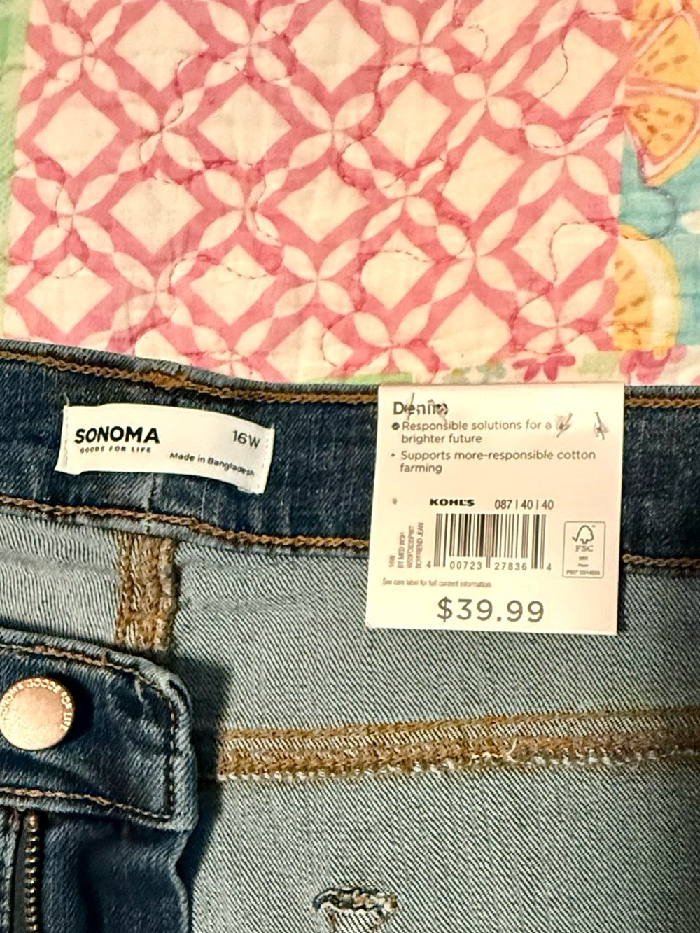 NWT Sonoma Mid rise Relaxed Boyfriend Jeans - Picture 5 of 8